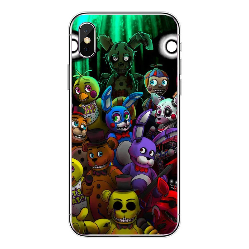Жесткий чехол Five Nights At Freddy из поликарбоната для iPhone XS MAX XR X 10 8 7 Plus 6 6S 5 5S SE 5C 4 4S