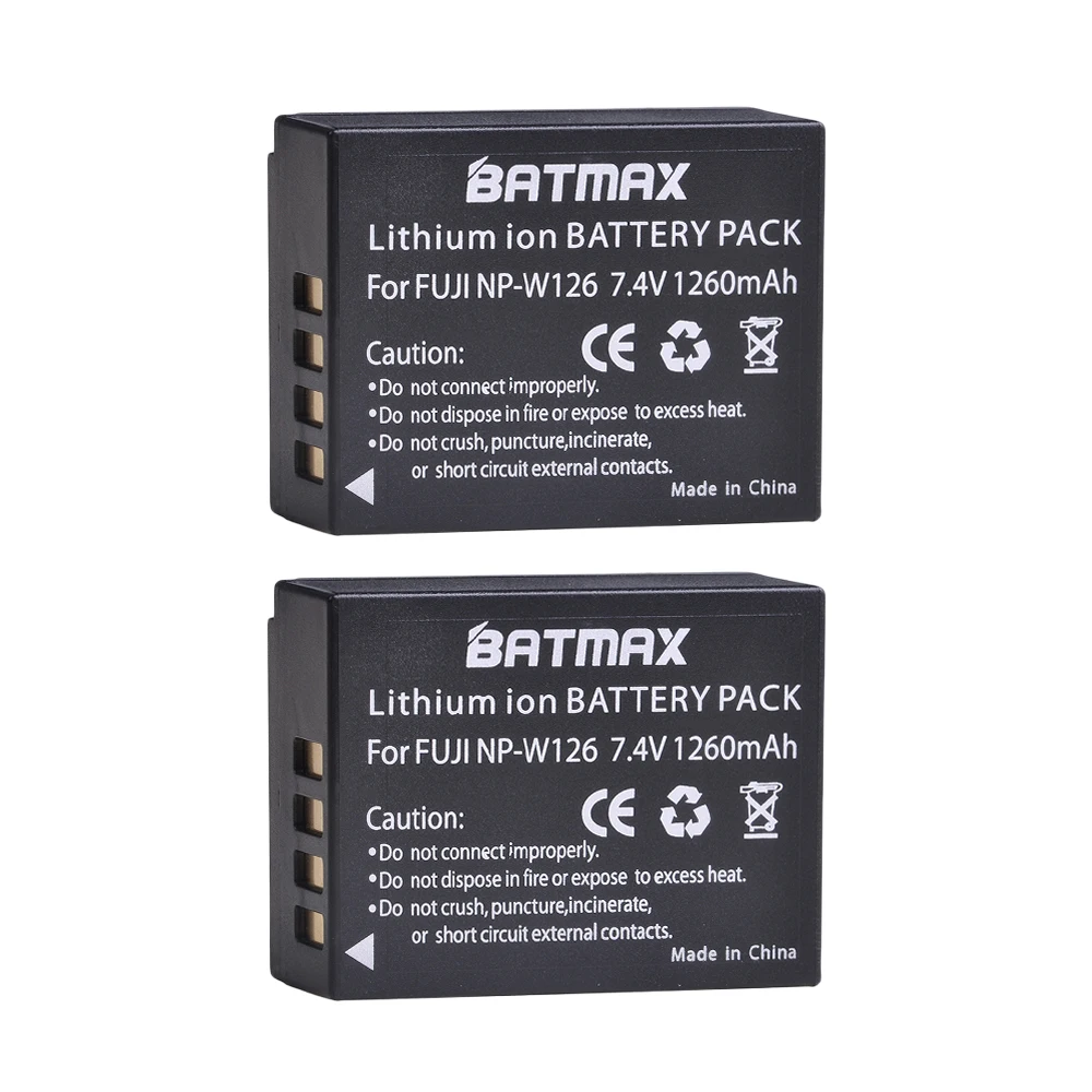 Günstige 2Pcs NP W126 NP W126 NPW126 Batterie + LCD USB Ladegerät für Fujifilm FinePix HS30EXR HS33EXR HS50EXR X A1 X E1 X E2 x M1 X Pro 1