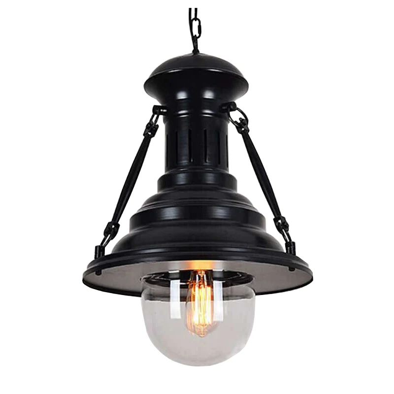 

Loft antique restaurant bar lamp, industrial wind bar, artillery projectile heavy metal iron creative Chandelier