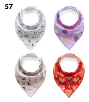 

2017 NEW !! colorful element / Spring is coming / Bandana Bibs princess girl / 4pcs/set