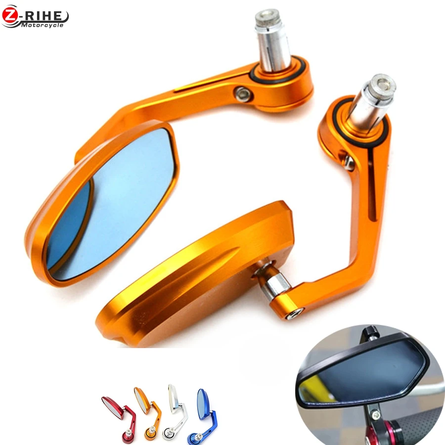 Motorcycle Bike Rearview Mirror Side Mirror With 7/8