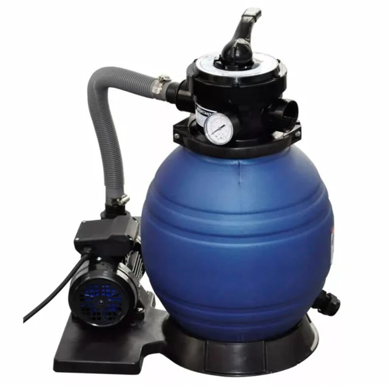 

vidaXL Sand Filtration Pump 400W 11000 L/H Keep Pool Clean Anti-corrosion Durable Weatherproof Easy to Use Sand Filter Pump
