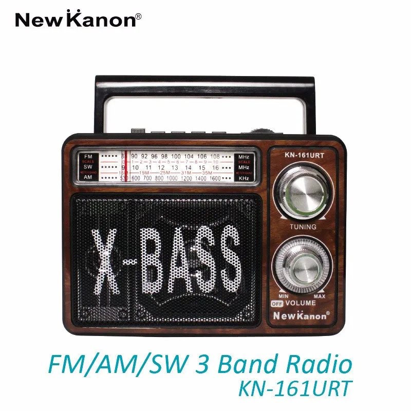NewKanon KN 161URT SW AM FM radio portable multiband torch light