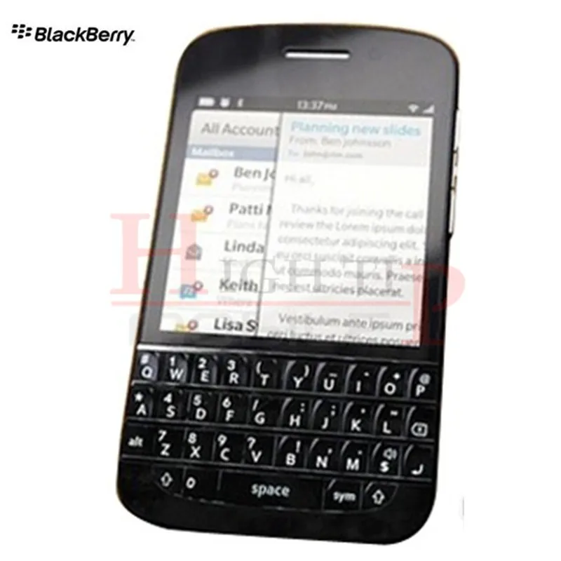 refurbished iphone 100% original Unlocked Original Q10 Blackberry mobile phone 3G 4G Network 8.0MP Dual-core 16G ROM Refurbished Free shipping iphone x refurbished