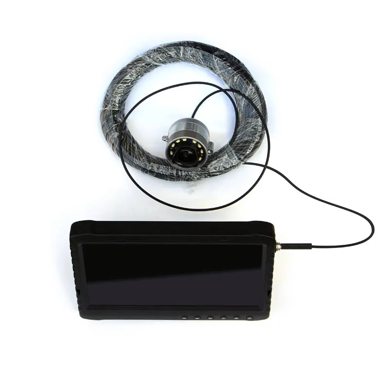  1080P HD Visual Fish Finder 15m 7'' TFT Monitor 12pcs LED/IR Night Vision Underwater Camera IP68 - 32966203218