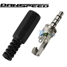 DANSPEED высокое качество 1/" 3,5 мм 4 полюса 3 кольца 4 пути Аудио Видео TRRS мини штекер Кабельный разъем