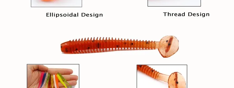 Pesca Artificial Lure 20-100pcs 0.6g4.5-5cm for Shad UL Fishing Worm Swimbait Jig Head Soft Lure Fly Fishing Bait Fishing Lure (5)