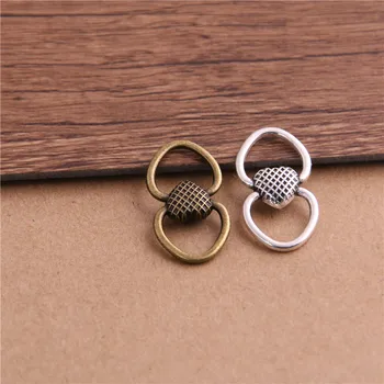 

16PCS 13*25mm Metal Alloy Vintage Love Jewelry Connectors For Diy Handmade Jewelry Bracelet Charms Making
