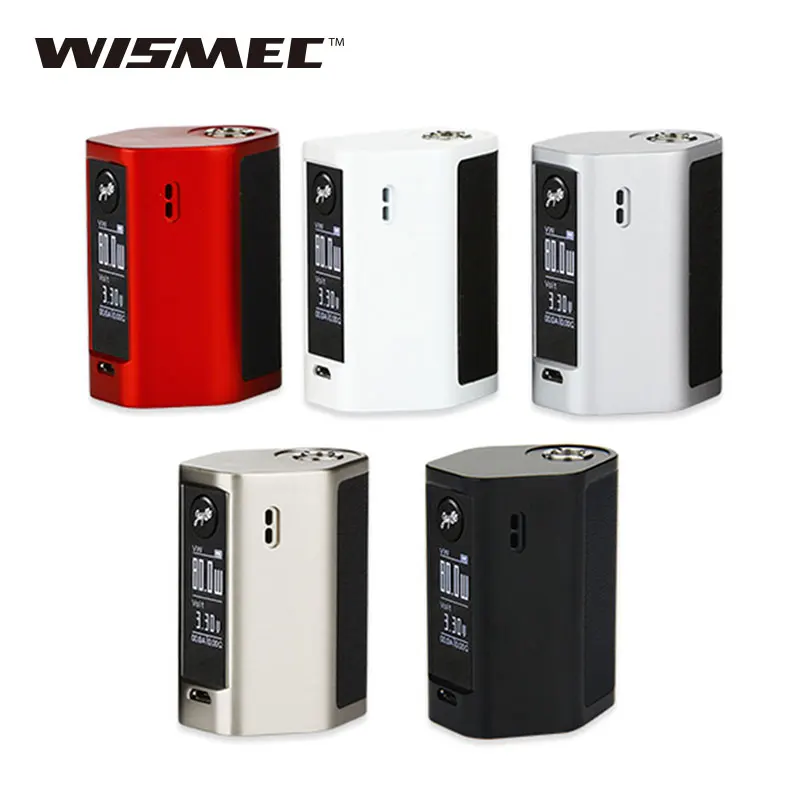 Clearancel 80 Вт wismec reuleaux rxmini TC коробка мод батарея со встроенным 2100 мАч батарея Макс 80 Вт Vape коробка мод Vs RX300/RX200S