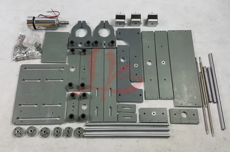 Мини фрезерный станок с ЧПУ стол DIY cnc рама с шпиндельным двигателем для варианта