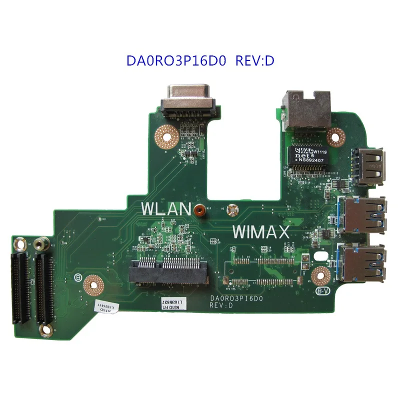 

Original for Dell N7110 USB VGA LAN WLAN board DA0RO3PI6D0/DA0RO3PI6D0