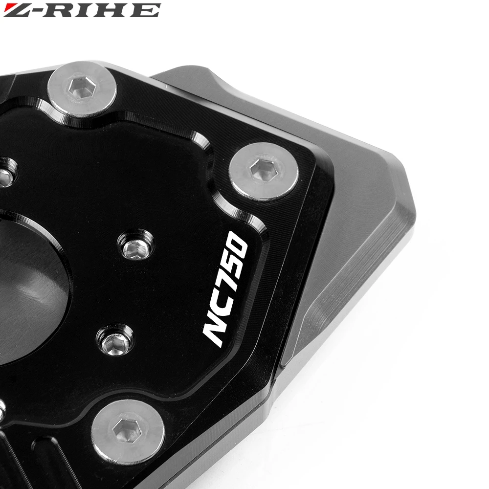 For HONDA NC750X NC 750X NC750 X 2017 2018 2019 Aluminum Kickstand Sidestand Stand Extension Enlarger Pad Accessories NC750