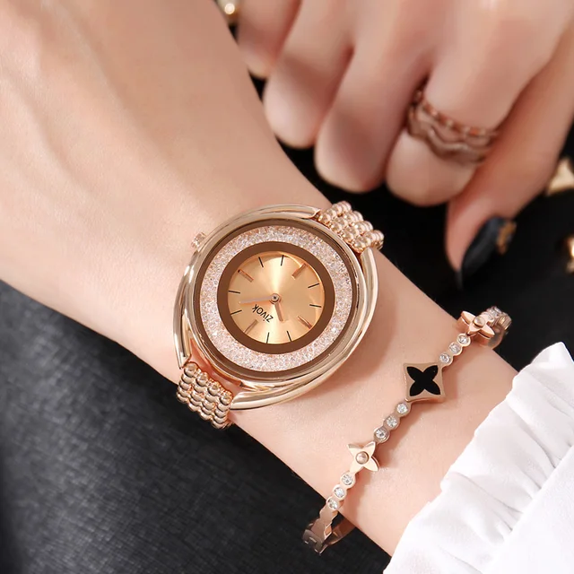 zivok Luxury Women Bracelet Watches Brand Fashion Rose Gold Quartz Lovers Wrist zivok Luxury Women Bracelet Watches Brand Fashion Rose Gold Quartz Lovers Wrist