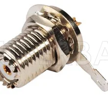 Superbat 10 шт. Mini-UHF для монтажа на панели Джек Женский с гайкой и пайку РФ Разъем