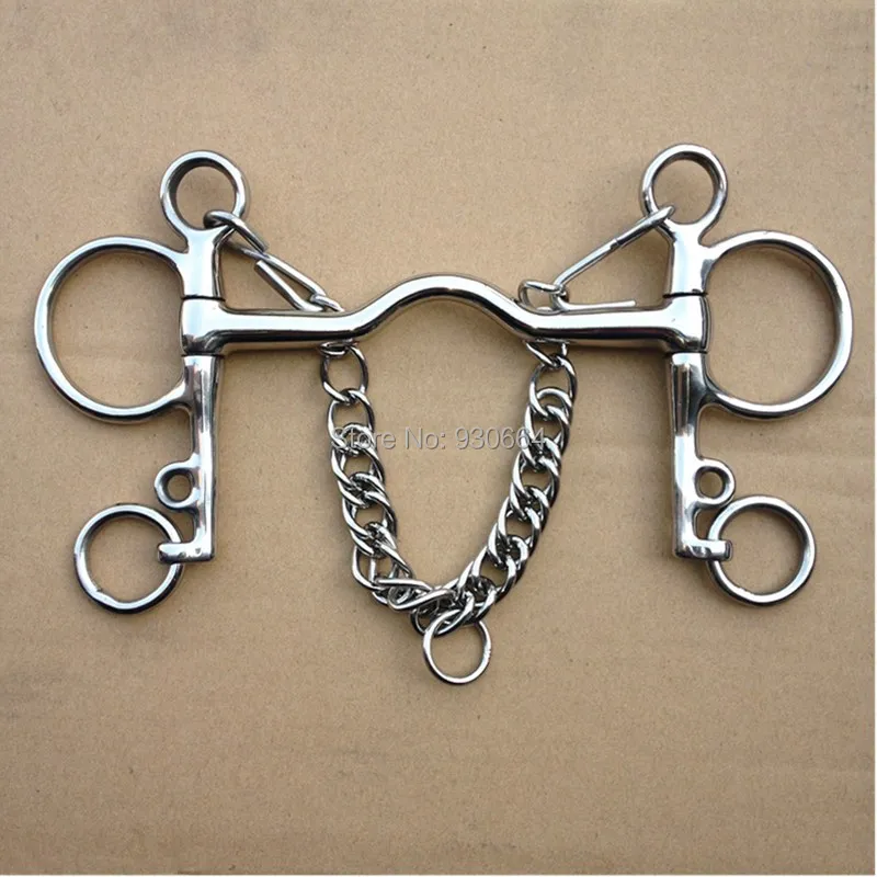 Pelham Bit Stainless Steel Cambridge Mouth Bit Horse Product 130mm H0956