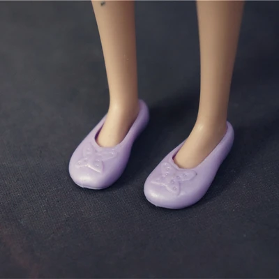 Новые разноцветные аксессуары, модная оригинальная обувь для куклы Барби 1/6 - Цвет: one pair shoes M