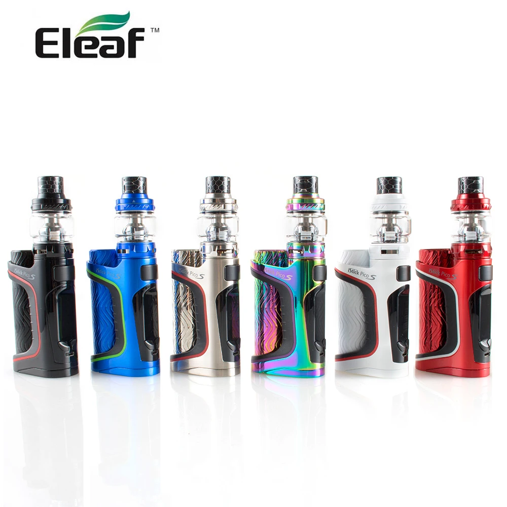В наличии оригинальный Eleaf iStick Pico S набор 100 Вт мод коробка с Элло вате атомайзер 6 5