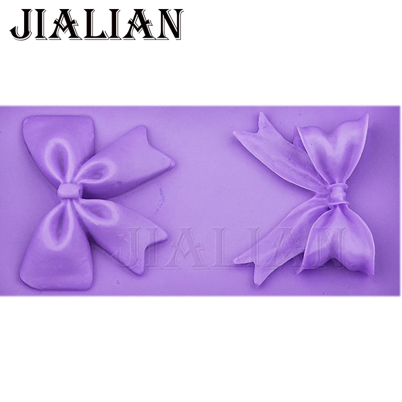 

Beautiful bow-knot DIY Silicone Mold wedding Cake Decorating tools Fondant Baking used to easily create poured sugar T0580