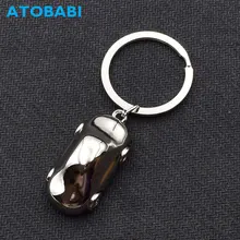 Маленький автомобильный стиль брелоки металлический брелок для машины сплав брелок держатель для Fiat 500 500X Grande Punto Stilo, Panda Bravo