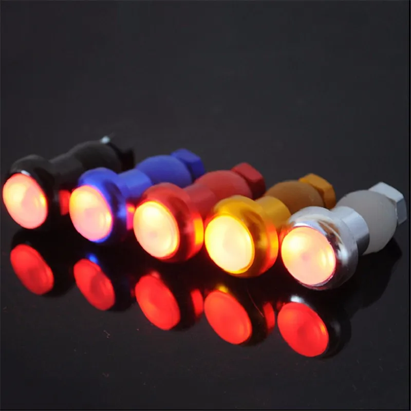 Envío libre 2 unids Ciclismo bicicleta luz de señal de vuelta LED Agarraderas Luces indicadoras deportes luz bicicleta Accesorios de bicicleta