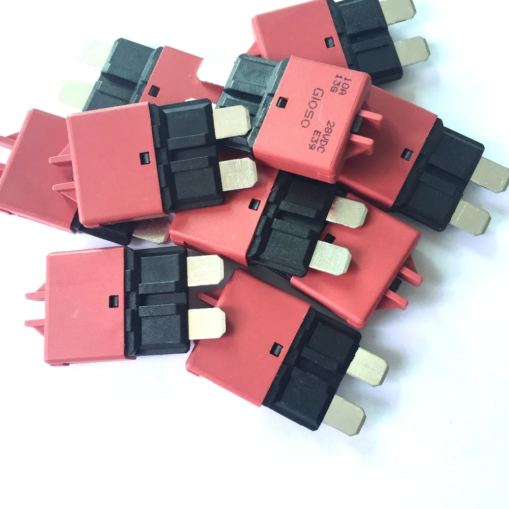10 pcs 28V DC 10Amp Resettable ATC Circuit Breakers car 28V DC circuit