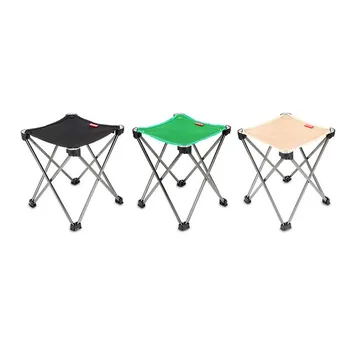 

New Arrival Outdoor Aluminium Alloy Fishing Chair Portable Folding Chair Outdoor Barbecue Folding Stool DA