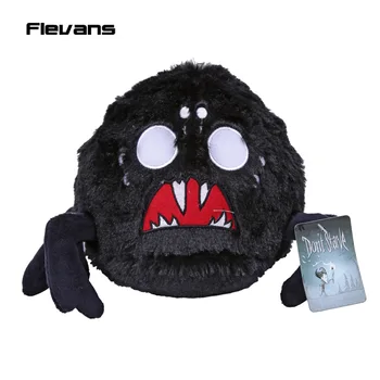 

Black / White Spider Plush Toys Soft Stuffed Animal Dolls 16cm