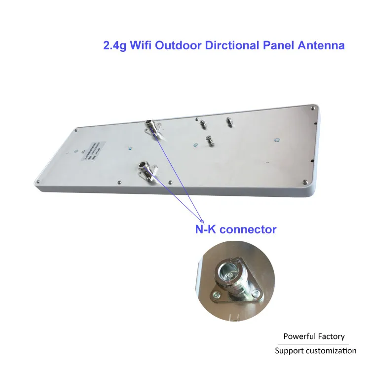 Горячая 2400-2500Mhz настенное крепление 15dBi наружная двойная поляризация 2,4g WIFI панельная антенна 1 шт