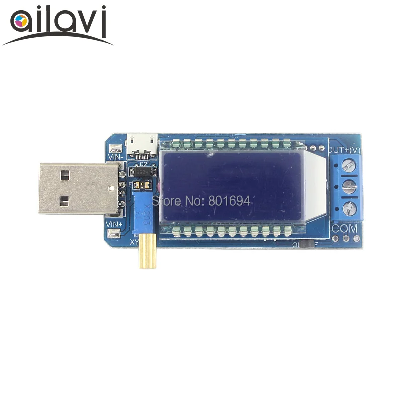 DC USB Buck Boost модуль регулятора напряжения 5В до 3 в 9В 12В 24В Настольный силовой