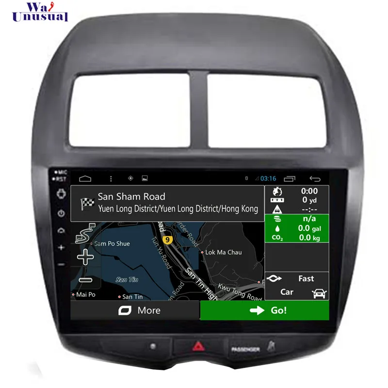 WANUSUAL 10 2 &quot4 ядра 16 г Android 6 0 gps навигации для Mitsubishi ASX 2010 2011 2012 2013 2014 2015 2016 2017 с BT WI FI|gps