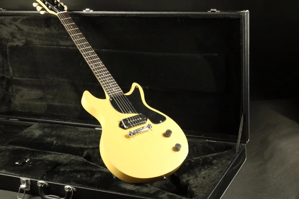 High End quality cream color p90 pickup junior electric guitar guitrra