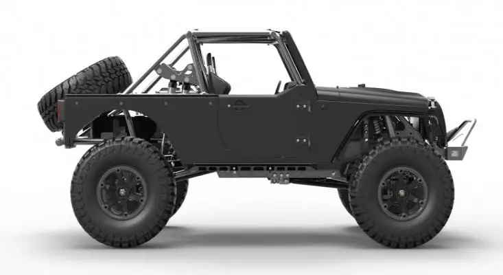 4X4 комплект с грузовиком CD15827 JK RC SCALE WRANGLER ROCK CRAWLER TRUCK Capo C2 jkmax TRX4 hRAXXAS AXIAL SCX10|Детали и