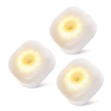 3 шт. светодиодный ночник инфракрасный PIR датчик движения беспроводной свет для спальни настенный светильник Авто Вкл/Выкл светодиодный ночник A1