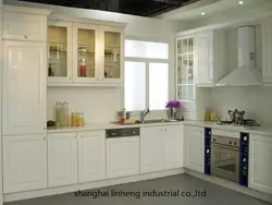 ПВХ/винил кухонный шкаф (LH-PV005)