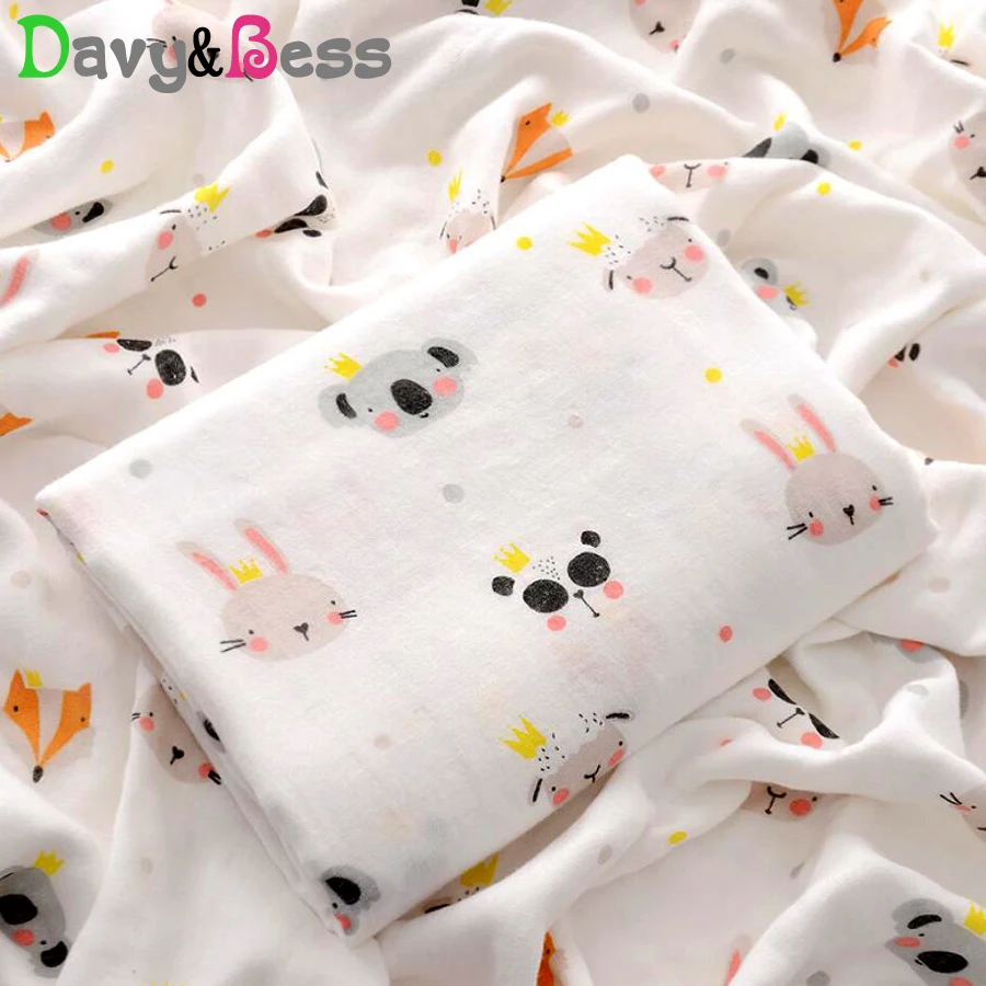 

Bamboo Muslin Swaddle Wrap Baby Blanket Newborn Blanket for Baby Swaddle Blanket Muslin Squares Diaper Cotton Baby Bath Quilt