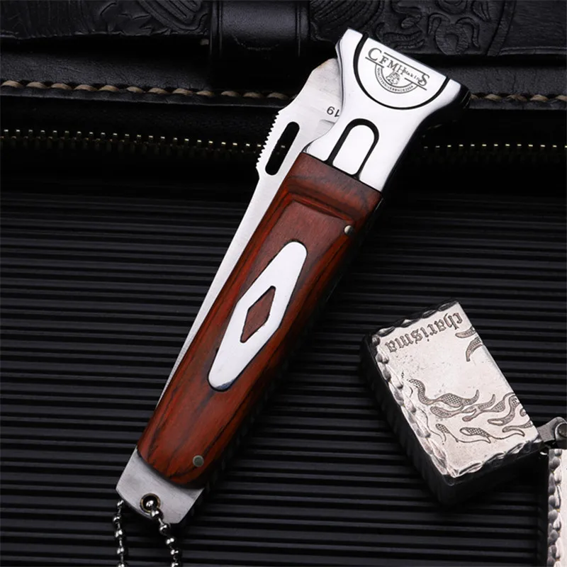 Stenzhorn 2017 New Real Authentic Self-defense Wilderness Survival High Hardness Knife With Wild Fruit Folding Outdoor The Devil