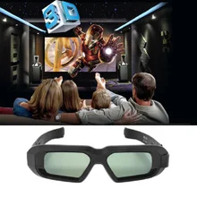 USB Rechargeable Portable Bluetooth Infrared 3D Active Shutter Glasses for 3LCD Epson projector Samsung Panasonic Sharp 3D TV