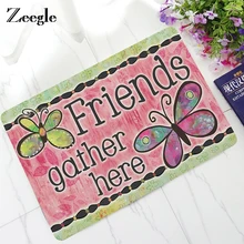 Zeegle детский коврик для ванной комнаты нескользящий ковер для дома вход/Прихожая дверной коврик нескользящий коврик для ванной комнаты милый модный коврик на кухню