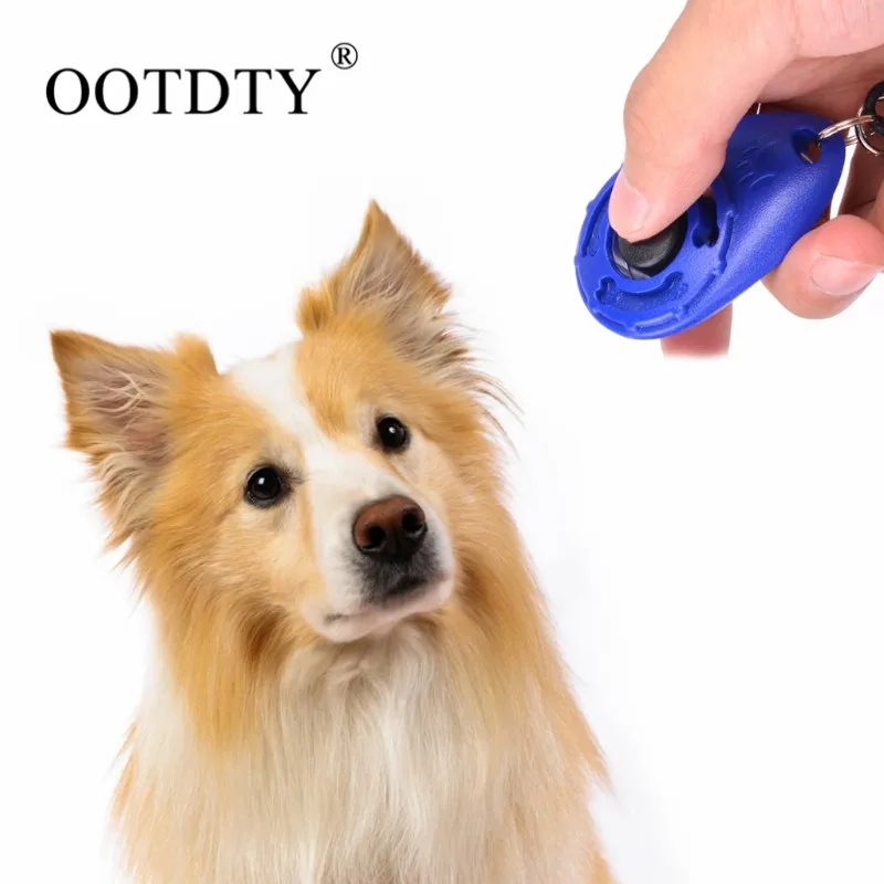 Pet Clicker Novelty Stretchable Design Pet Dog Cat Training Clicker