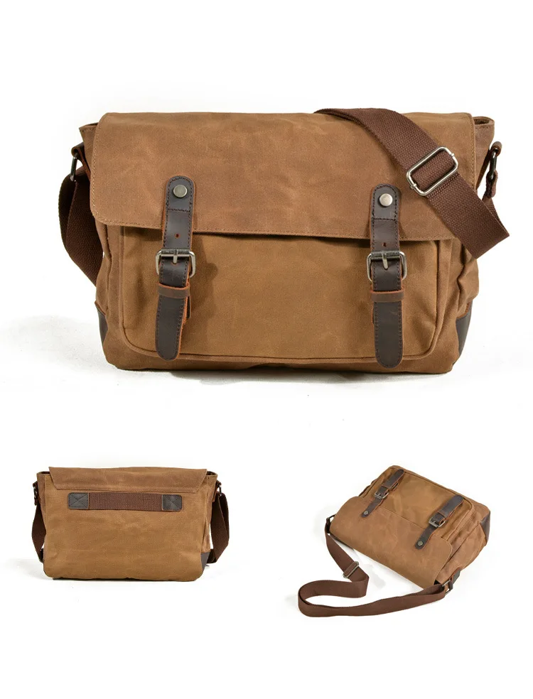 Front of Camera Shoulder Bag Khaki