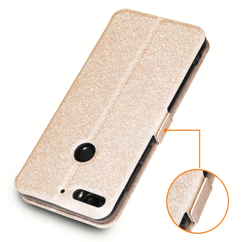 Откидной Чехол с открытым окном для Lenovo K5 Play 5 7 дюйма роскошный кожаный защитный