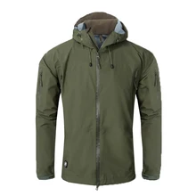 Тактическая Мужская полностью клейкая прочная куртка для активного отдыха, кемпинга, альпинизма, спорта, походов, военных боевых мужчин, рыбалки, водонепроницаемое пальто