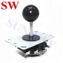 Лучшие классические 4/8 способ джойстик аркадная игра Мяч Джойстик Красный Замена шара использует для 4 микропереключателей для обнаружения вкл/выкл положение