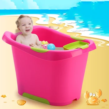 

2019 Hot Sale Baby Bath Large Heavy Bath Tub for Children Shower Bathtub Safety Security Bathroom Accessories Seat Cleaning Tool