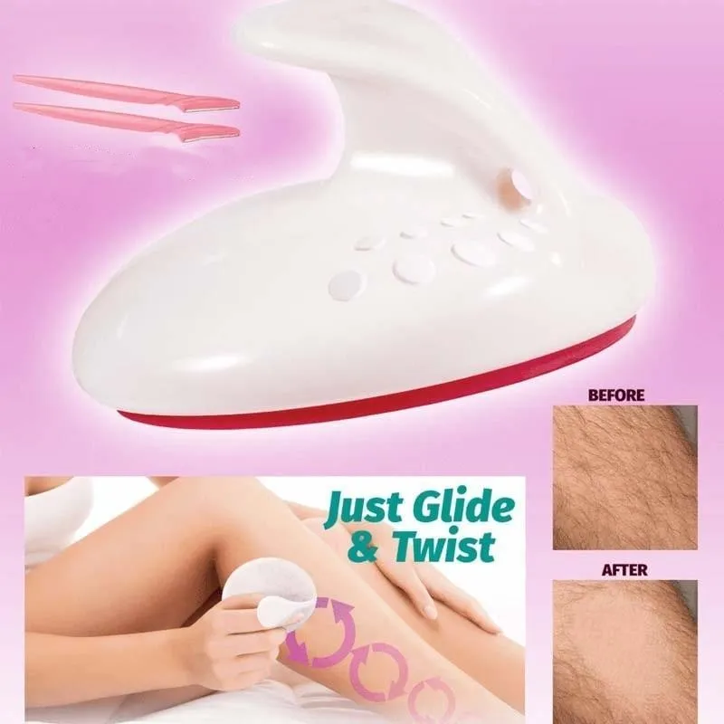 New Nina Silk Hair Removal Painless Smooth Legs Skin Pad...