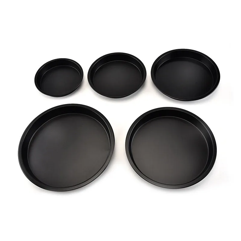 6-10 in Round shape pizza dish Non-stick Pie Tray Pizza stone Baking Kitchen Tool