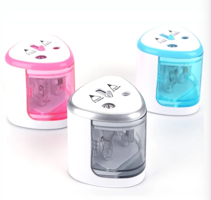 2018 Automatic pencil sharpener stationery Electric Pencil Sharpener Pen Knife Student School Supplies Office 2018 rushed 3 years old electronic automatic pencil sharpener electric special art painting student gift school supplies