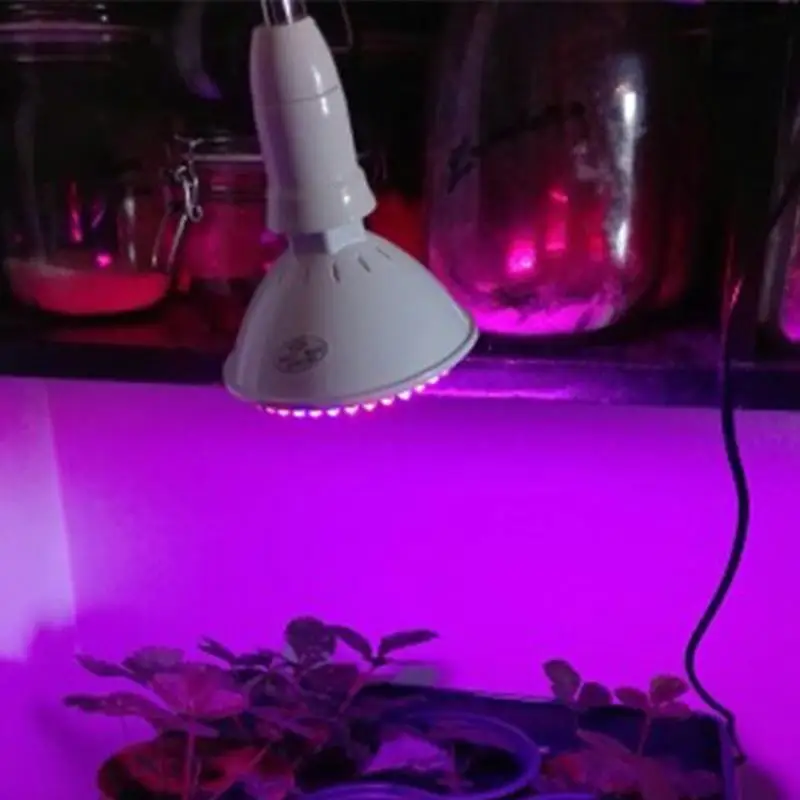 Светодиодная лампа E27 для выращивания растений полного спектра семян|grow light