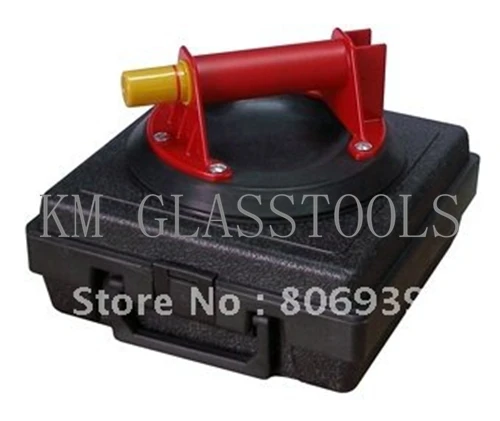 

KM New Hand Pump Glass Suction Plate For Glass,Ceramic tile, stainless steel plate, flat stone material 204mm (8") 100Kg