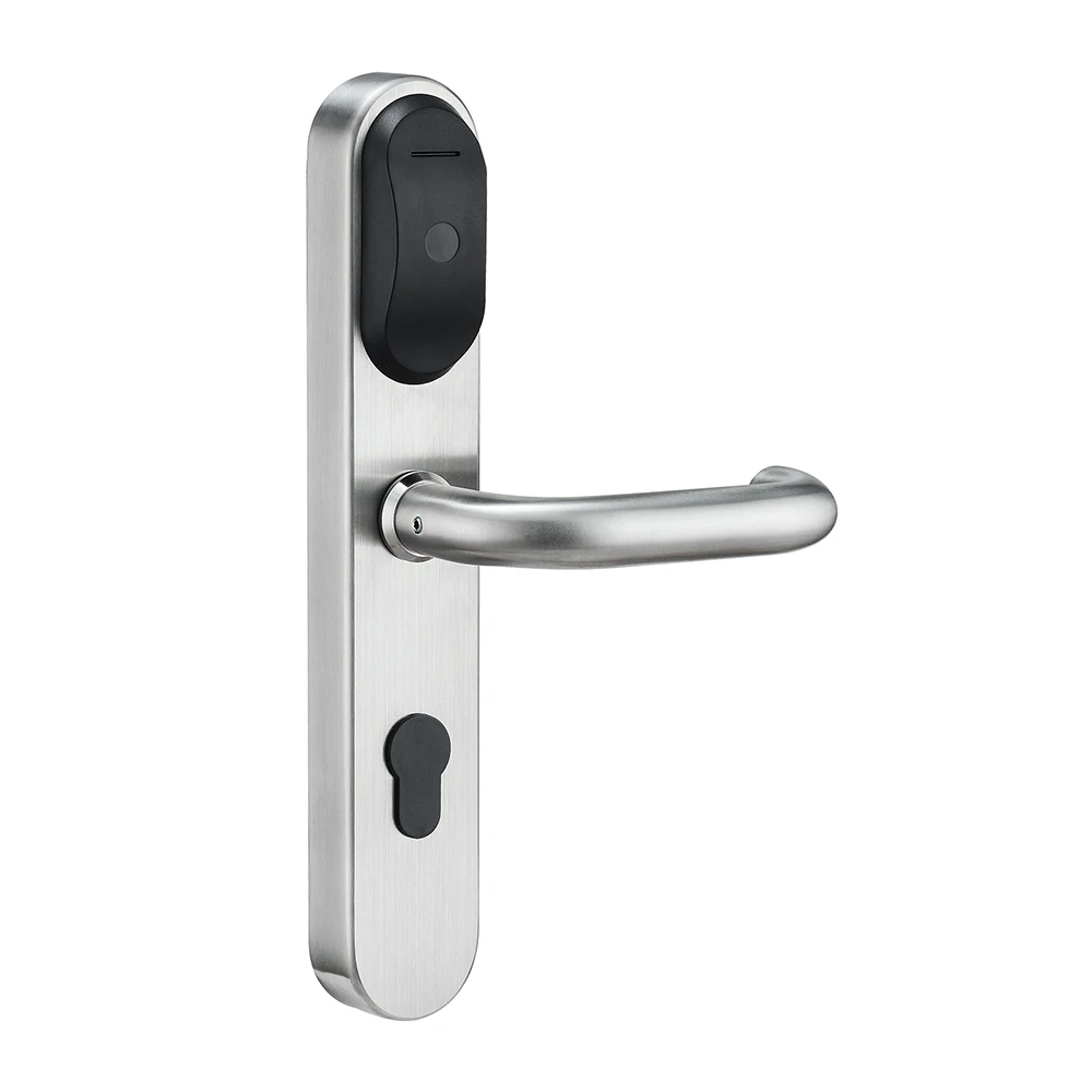

YOHEEN Stainless Steel Euro Mortise Hotel Door Lock Electronic Security Smart RFID Card Door Lock With Hidden Key Hole